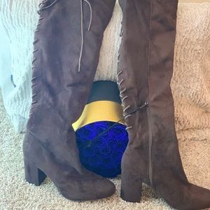 Knee high boots